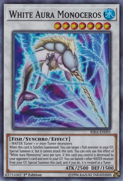 White Aura Monoceros (Super Rare) [RIRA-EN095-SuR]