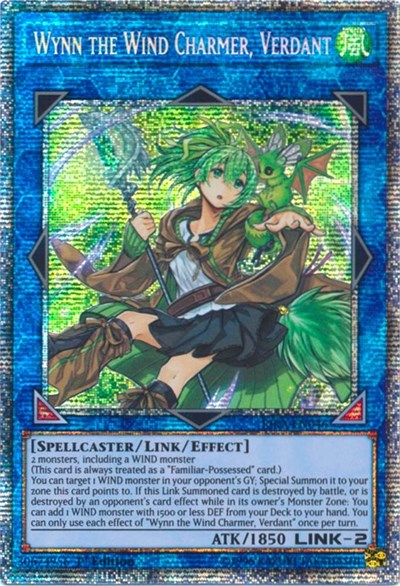 Wynn the Wind Charmer, Verdant (Starlight Rare) [RIRA-EN046-StR]