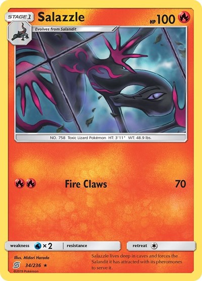 Salazzle - 34/236 (Rare) [UNM-34-R]