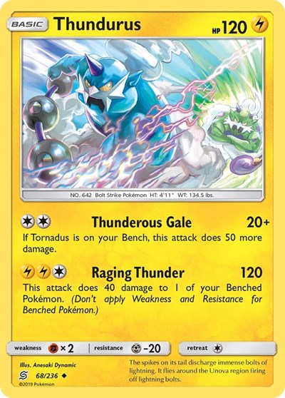 Thundurus - 68/236 (Uncommon) [UNM-68-U]