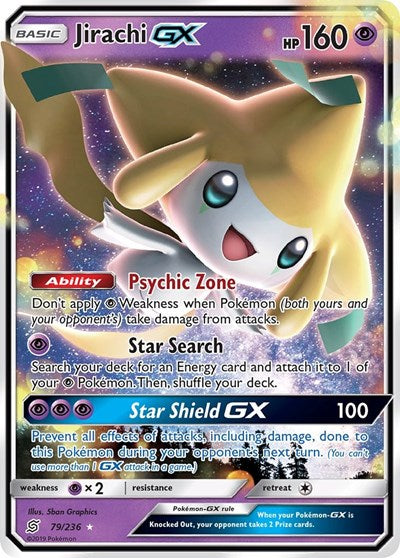 Jirachi GX - 79/236 (Ultra Rare) [UNM-79-UR]