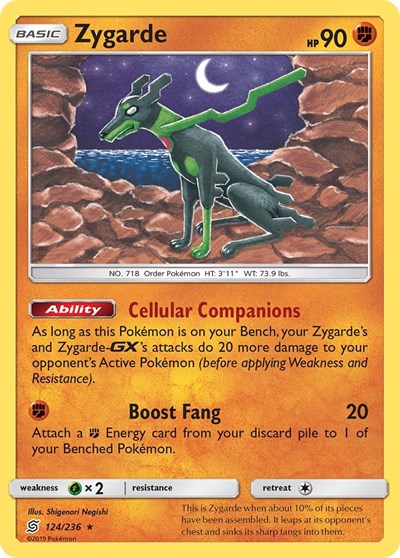 Zygarde - 124/236 (Rare) [UNM-124-R]