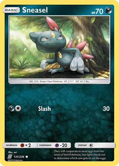 Sneasel - 131/236 (Common) [UNM-131-C]