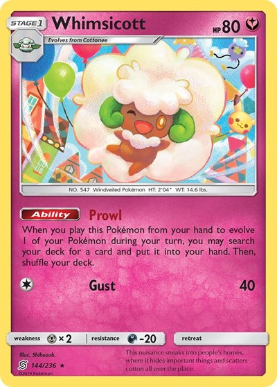 Whimsicott - 144/236 (Rare) [UNM-144-R]