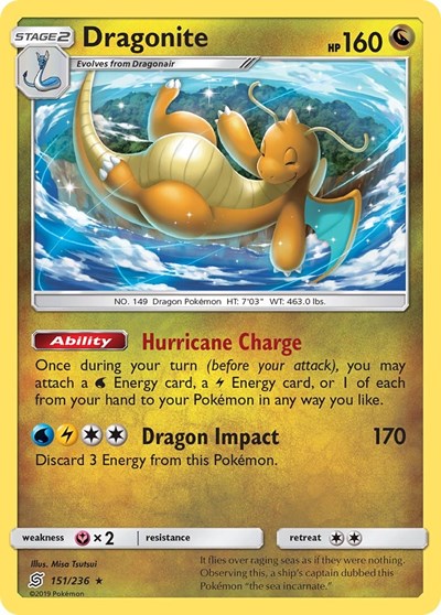 Dragonite - 151/236 (Rare) [UNM-151-R]