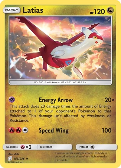 Latias - 153/236 (Rare) [UNM-153-R]