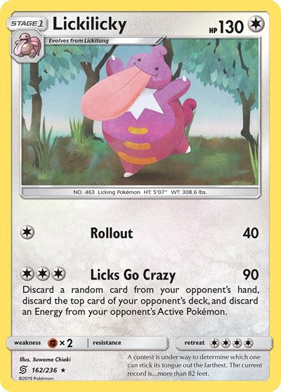 Lickilicky - 162/236 (Rare) [UNM-162-R]