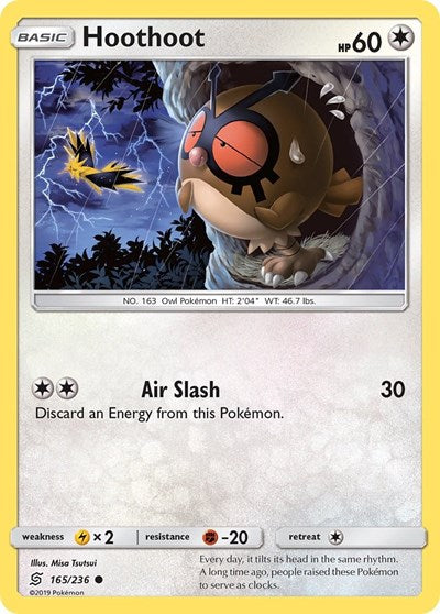 Hoothoot - 165/236 (Common) [UNM-165-C]