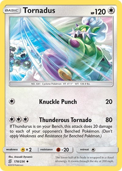 Tornadus - 178/236 (Uncommon) [UNM-178-U]