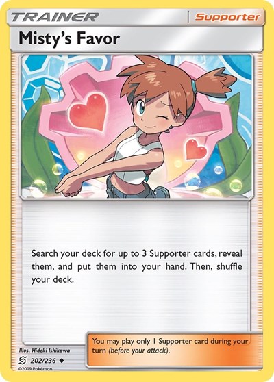 Misty's Favor - 202/236 (Uncommon) [UNM-202-U]