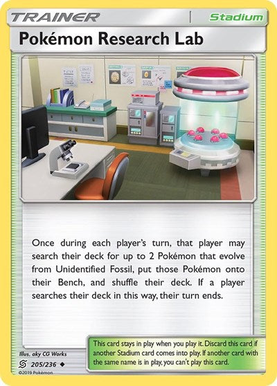 Pokemon Research Lab - 205/236 (Uncommon) [UNM-205-U]