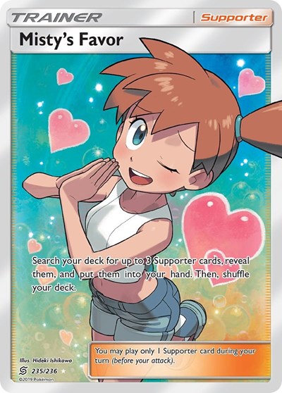 Misty's Favor - 235/236 (Ultra Rare) [UNM-235-UR]