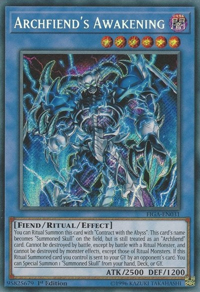 Archfiend's Awakening (Secret Rare) [FIGA-EN031-SeR]