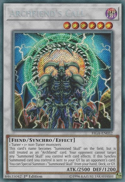 Archfiend's Call (Secret Rare) [FIGA-EN032-SeR]