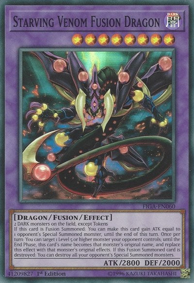 Starving Venom Fusion Dragon (Super Rare) [FIGA-EN060-SuR]