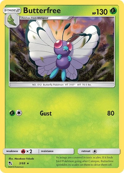 Butterfree - 3/68 (Rare) [HIF-3-R]