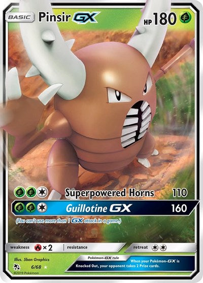 Pinsir GX - 6/68 (Ultra Rare) [HIF-6-UR]