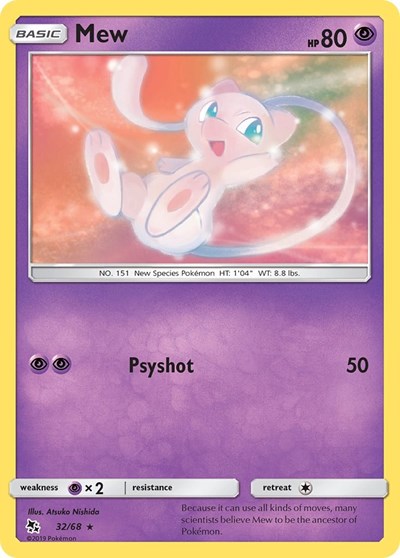 Mew - 32/68 (Rare) [HIF-32-R]