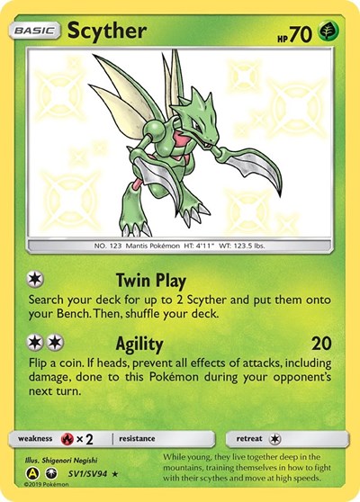 Scyther - SV1/SV94 (Shiny Holo Rare) [HIF-SV1-SHHR]