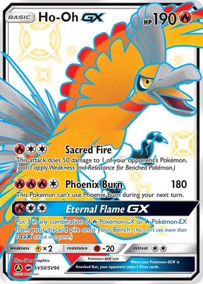 Ho-Oh GX - SV50/SV94 (Shiny Holo Rare) [HIF-SV50-SHHR]