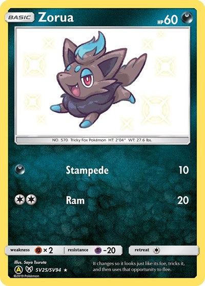 Zorua - SV25/SV94 (Shiny Holo Rare) [HIF-SV25-SHHR]