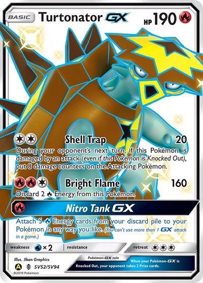 Turtonator GX - SV52/SV94 (Shiny Holo Rare) [HIF-SV52-SHHR]