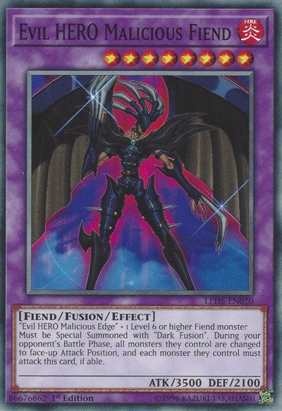 Evil HERO Malicious Fiend (Common) [LED5-EN020-C]