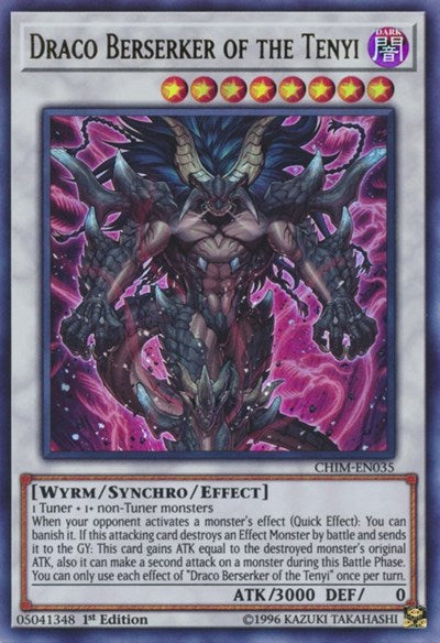 Draco Berserker of the Tenyi (Ultra Rare) [CHIM-EN035-UR]