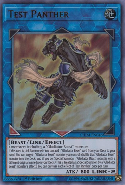 Test Panther (Ultra Rare) [CHIM-EN046-UR]