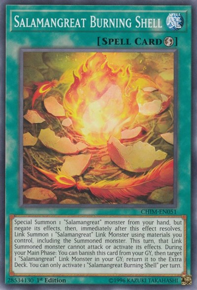 Salamangreat Burning Shell (Common) [CHIM-EN051-C]