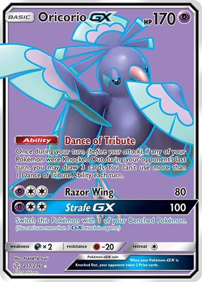 Oricorio GX - 217/236 (Ultra Rare) [CEC-217-UR]