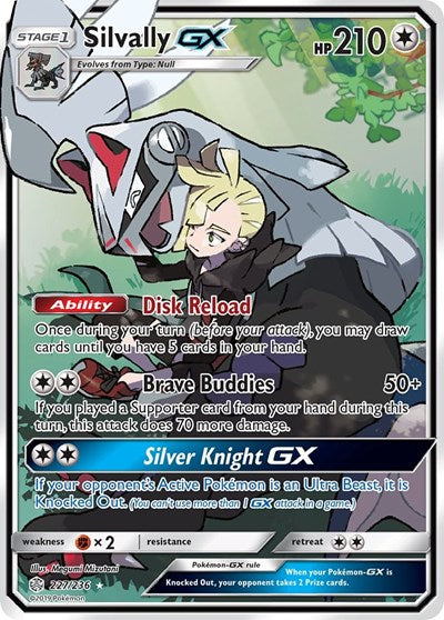 Silvally GX - 227/236 (Ultra Rare) [CEC-227-UR]