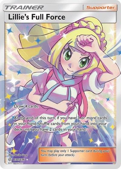 Lillie's Full Force - 230/236 (Ultra Rare) [CEC-230-UR]