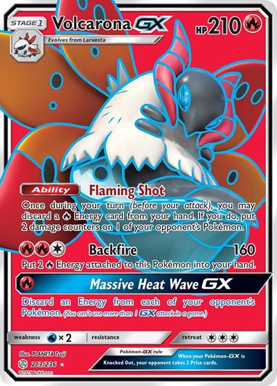 Volcarona GX - 213/236 (Ultra Rare) [CEC-213-UR]