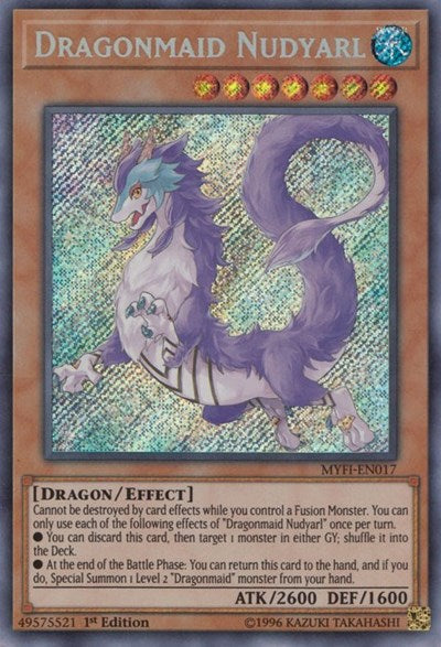 Dragonmaid Nudyarl (Secret Rare) [MYFI-EN017-SeR]