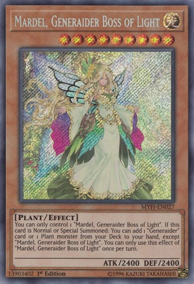 Mardel, Generaider Boss of Light (Secret Rare) [MYFI-EN027-SeR]