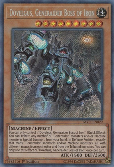 Dovelgus, Generaider Boss of Iron (Secret Rare) [MYFI-EN029-SeR]