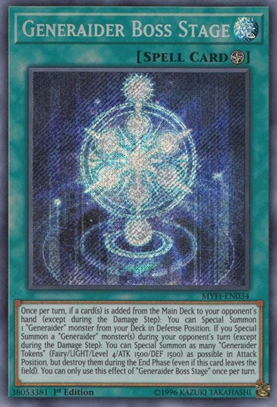 Generaider Boss Stage (Secret Rare) [MYFI-EN034-SeR]