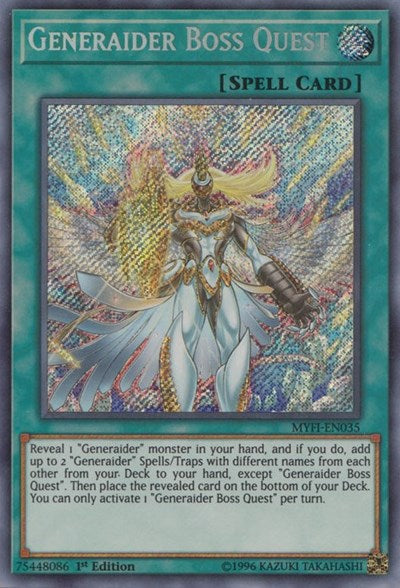 Generaider Boss Quest (Secret Rare) [MYFI-EN035-SeR]