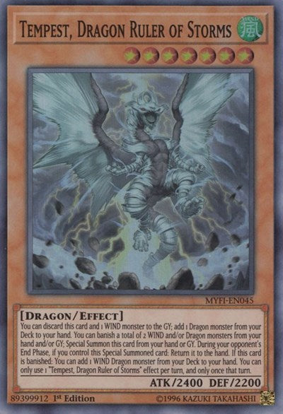 Tempest, Dragon Ruler of Storms (Super Rare) [MYFI-EN045-SuR]