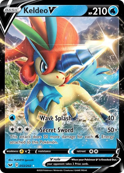 Keldeo V - 053/202 (Ultra Rare) [SSH-053-UR]