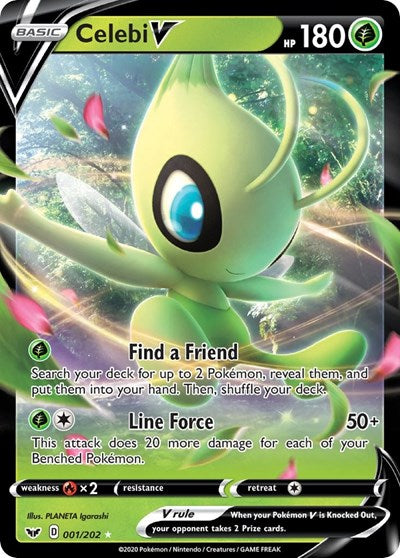 Celebi V - 001/202 (Ultra Rare) [SSH-001-UR]