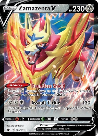 Zamazenta V - 139/202 (Ultra Rare) [SSH-139-UR]