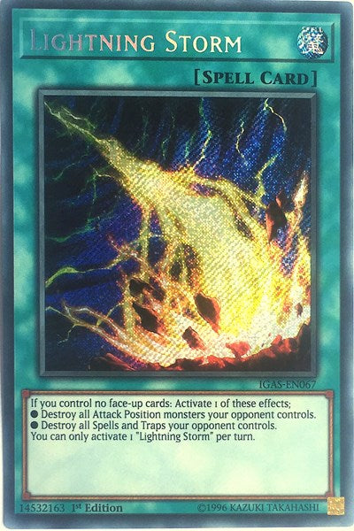 Lightning Storm (Secret Rare) [IGAS-EN067-SeR]