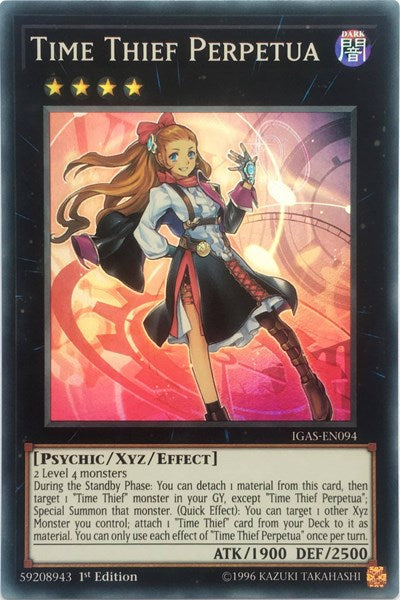 Time Thief Perpetua (Super Rare) [IGAS-EN094-SuR]