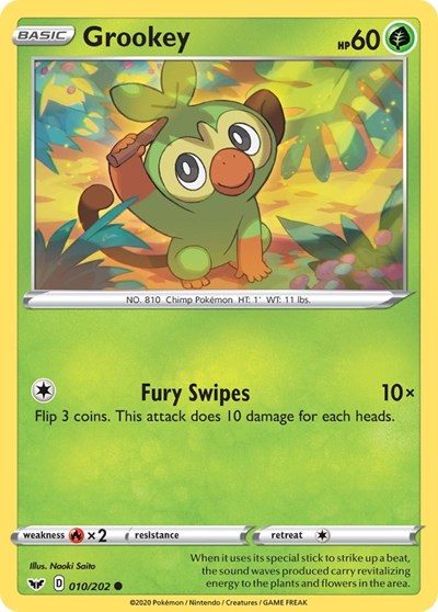 Grookey - 010/202 (Common) [SSH-010-C]