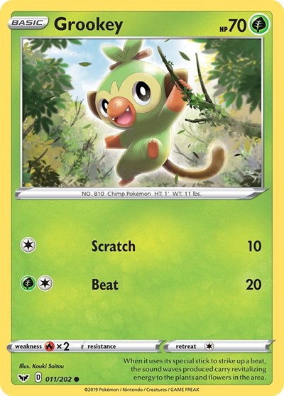 Grookey - 011/202 (Common) [SSH-011-C]