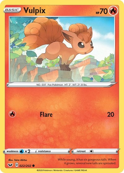 Vulpix - 022/202 (Common) [SSH-022-C]