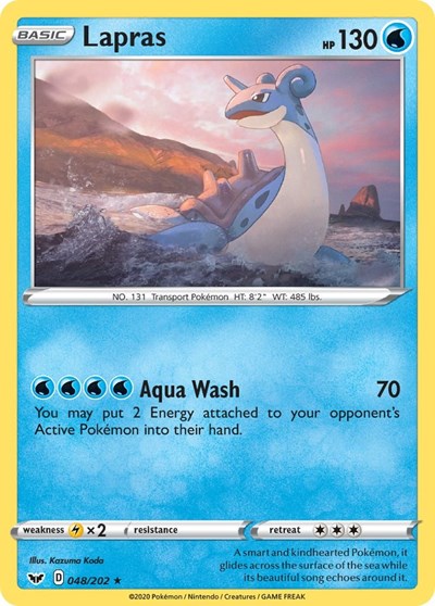 Lapras - 048/202 (Rare) [SSH-048-R]