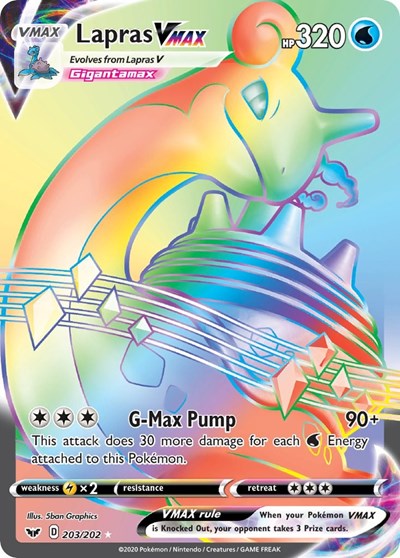 Lapras VMAX - 203/202 (Secret Rare) [SSH-203-SR]